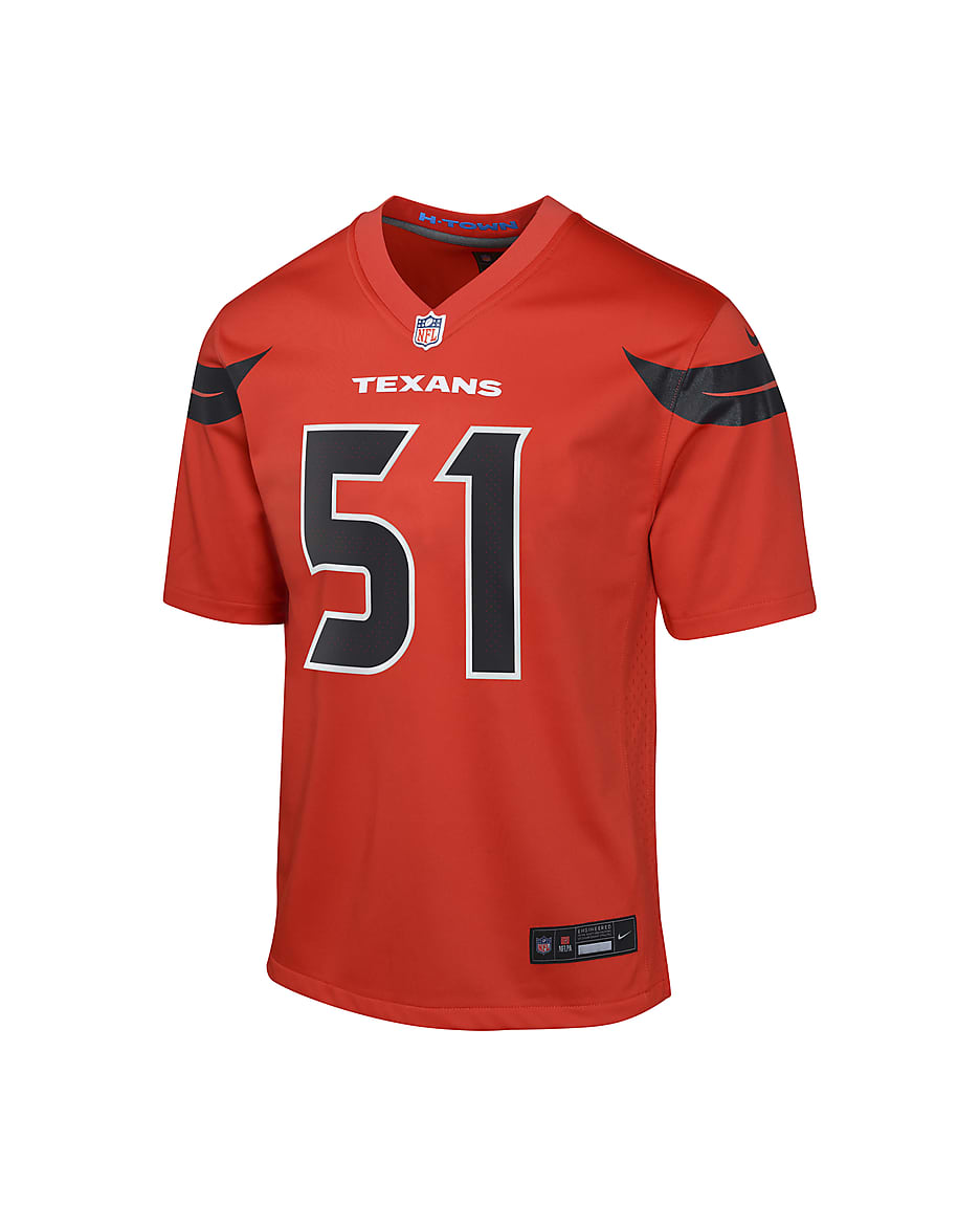 Will Anderson Jr. Houston Texans Big Kids' Nike NFL Game Jersey - Red