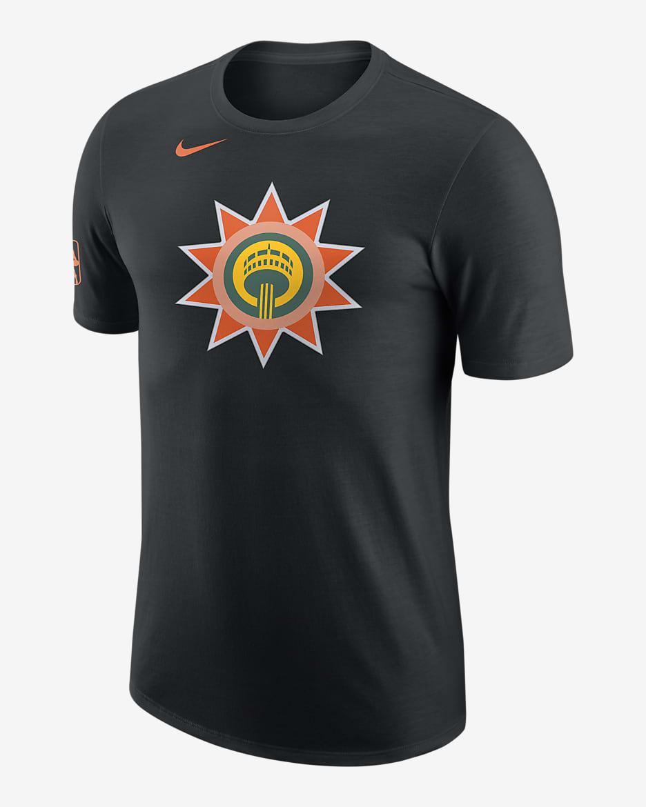 San Antonio Spurs City Edition Men's Nike NBA T-Shirt - Black