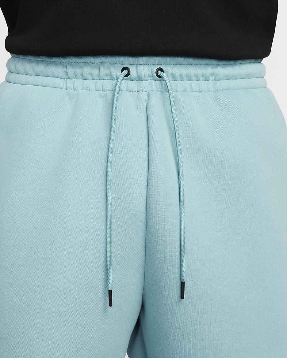 Nike Tech Men's Fleece Shorts - Denim Turquoise/Denim Turquoise