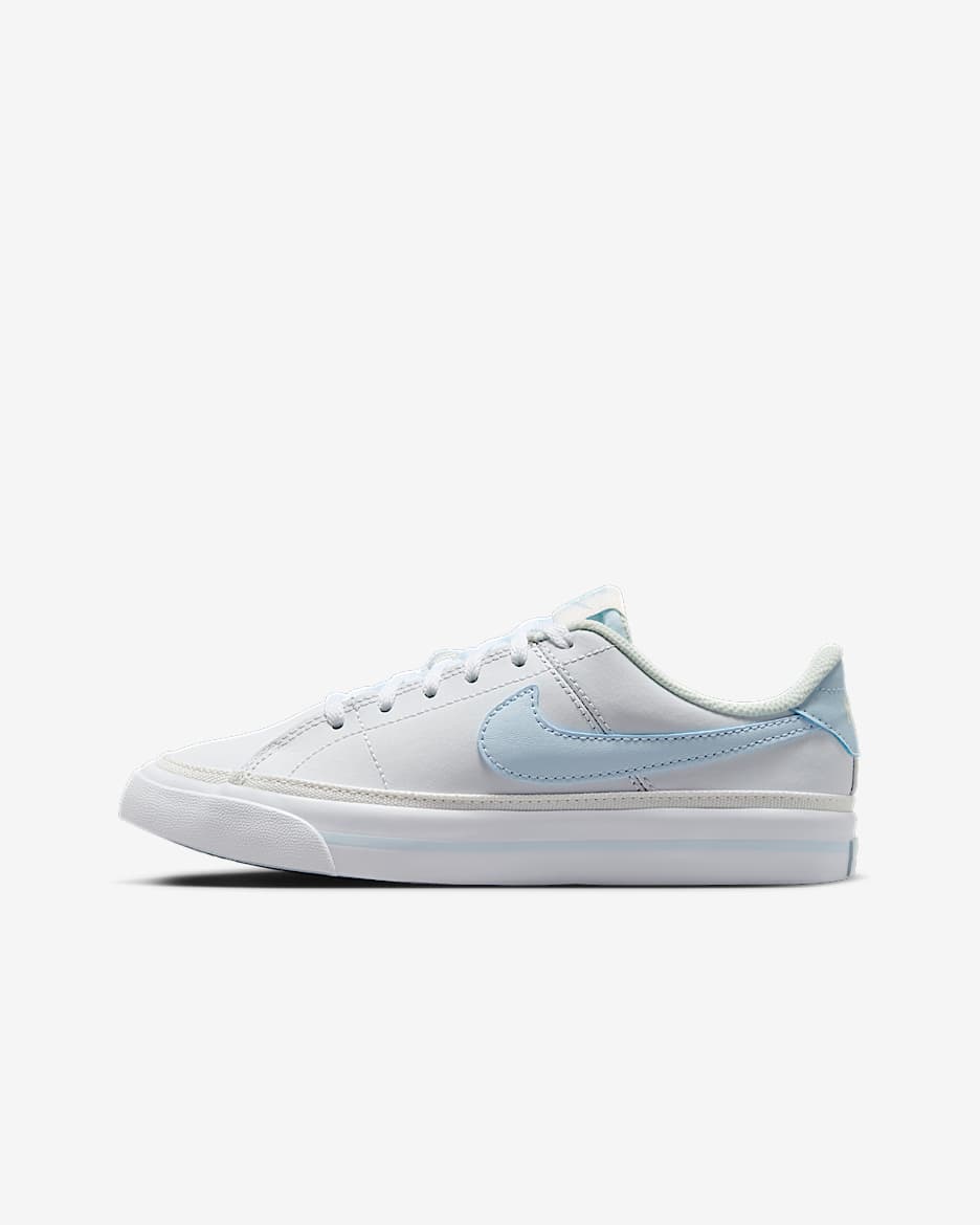 รองเท้าเด็กโต Nike Court Legacy - ขาว/Sail/Blue Tint