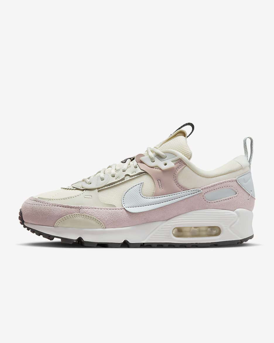 Nike Air Max 90 Futura Women's Shoes - Pale Ivory/Platinum Violet/Sea Glass/Phantom