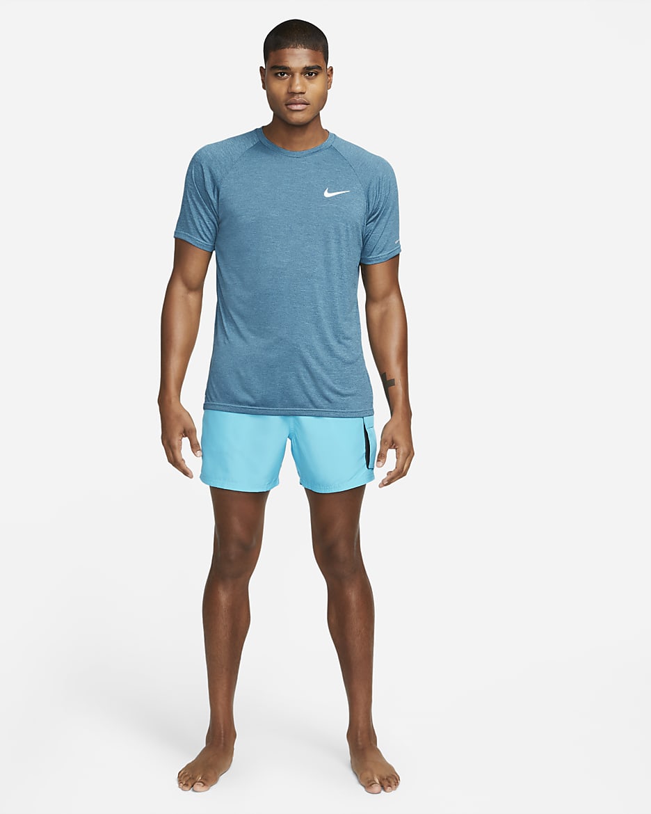 Nike Dri-FIT Men's Short-Sleeve Hydroguard - Blue Lightning