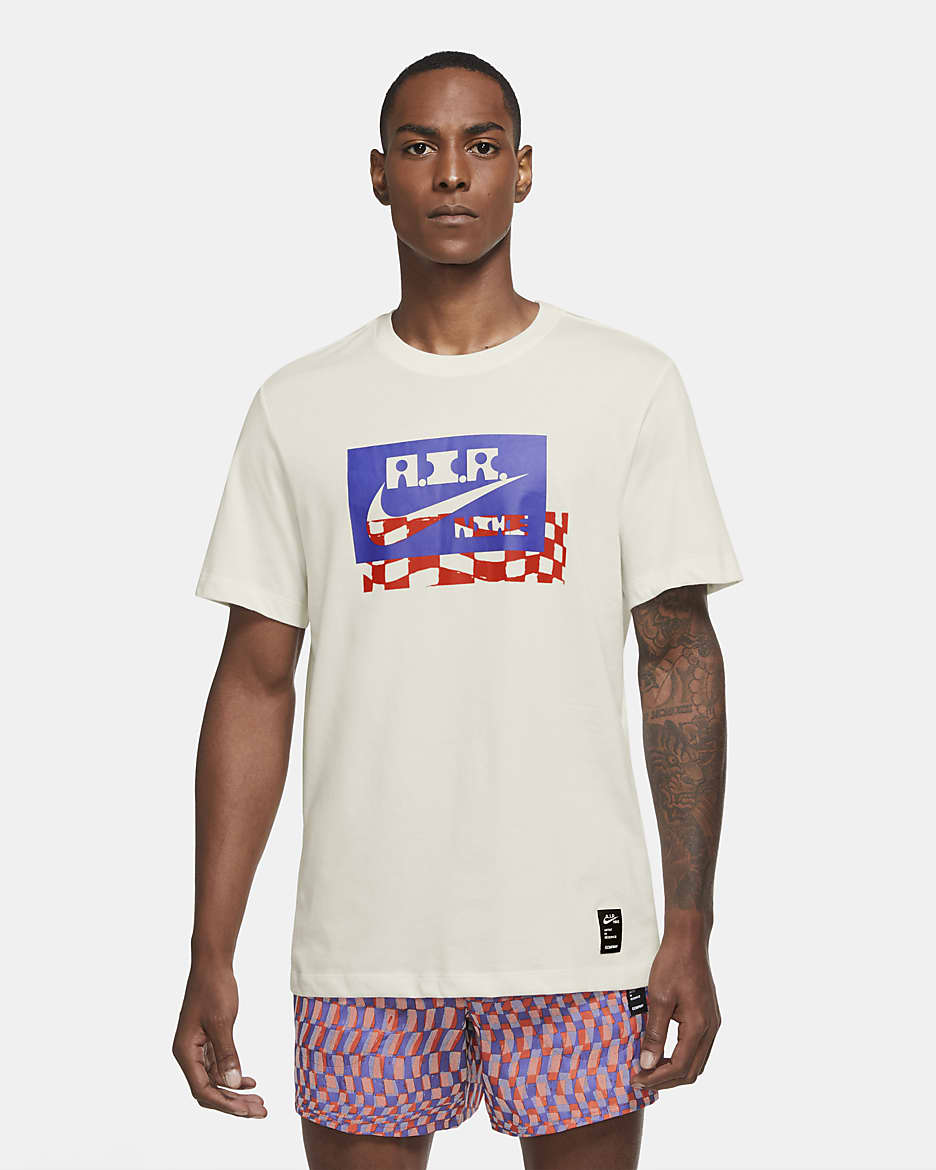Nike Dri-FIT A.I.R. Chaz Bear Lauf-T-Shirt für Herren - Sail