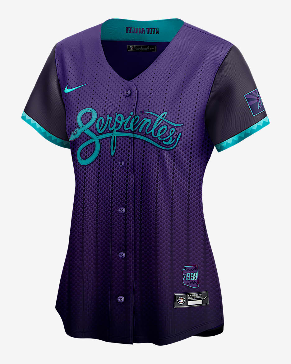 Arizona Diamondbacks City Connect Women’s Nike Dri-FIT ADV MLB Limited Jersey - Purple