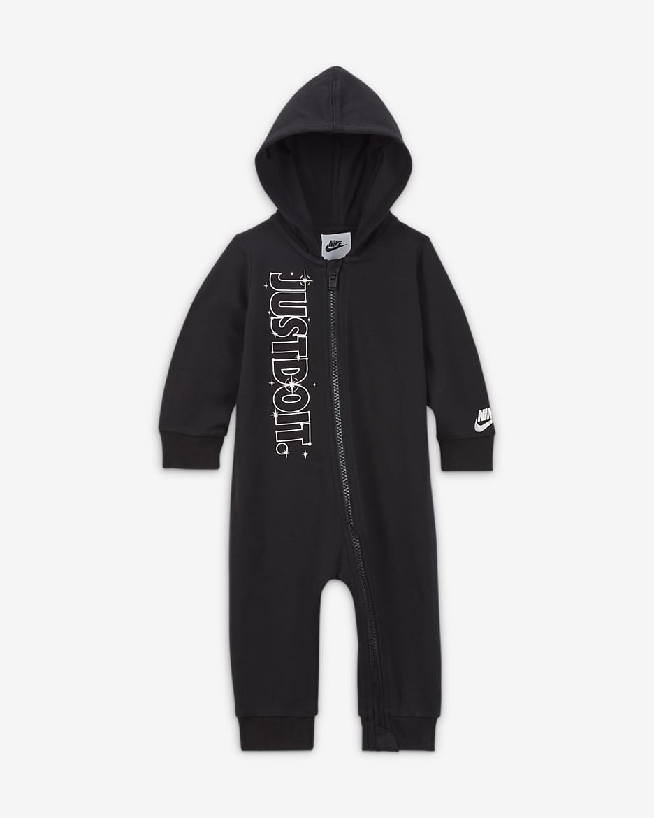 Nike Sportswear Shine Graphic Hooded Coverall Baby Coverall - Black