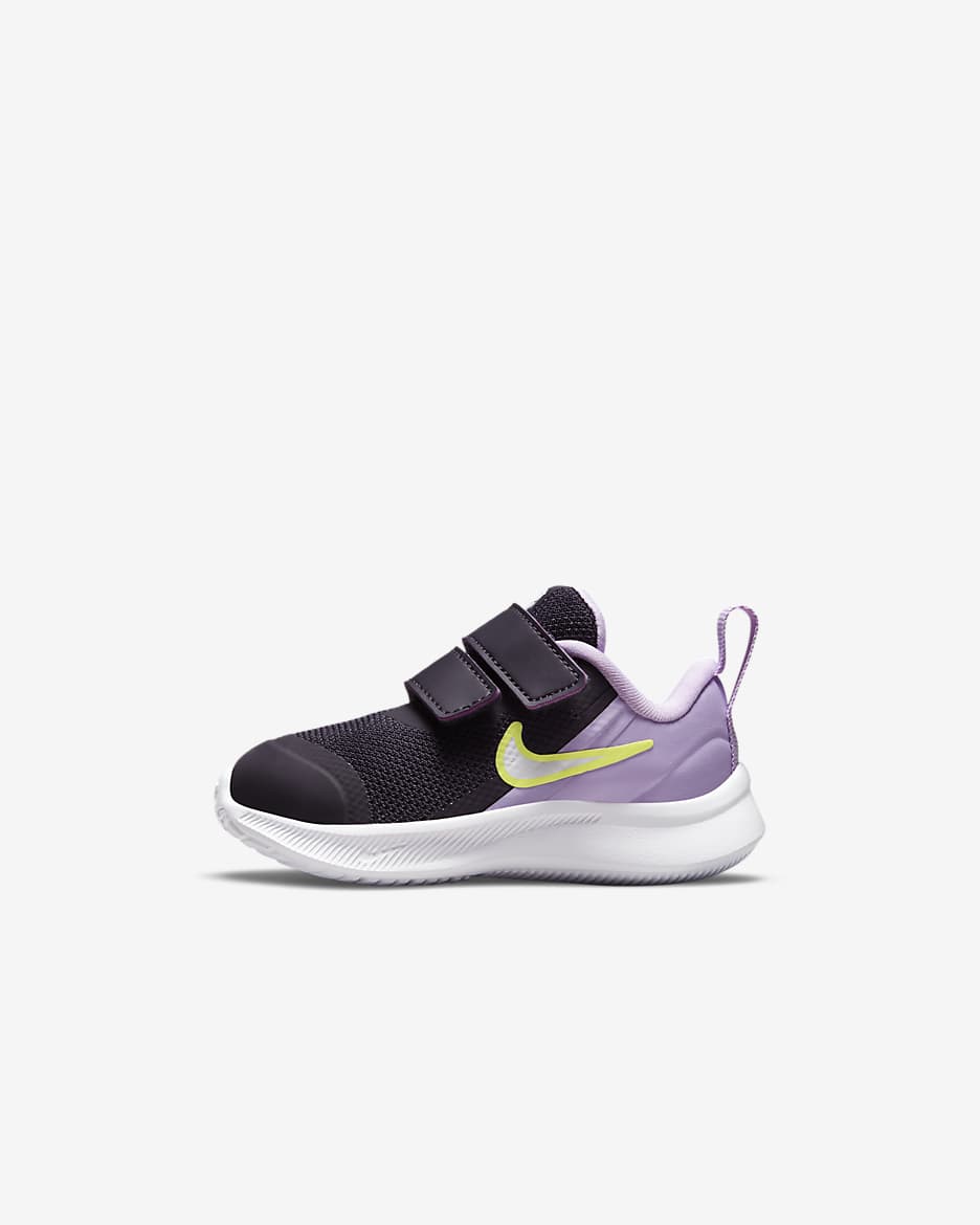 Tenis para bebé e infantil Nike Star Runner 3 - Morado cueva/Lila/Blanco