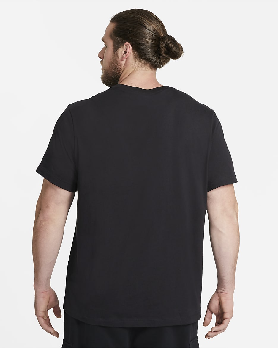 T-shirt Nike Sportswear Club pour Homme - Noir/Blanc