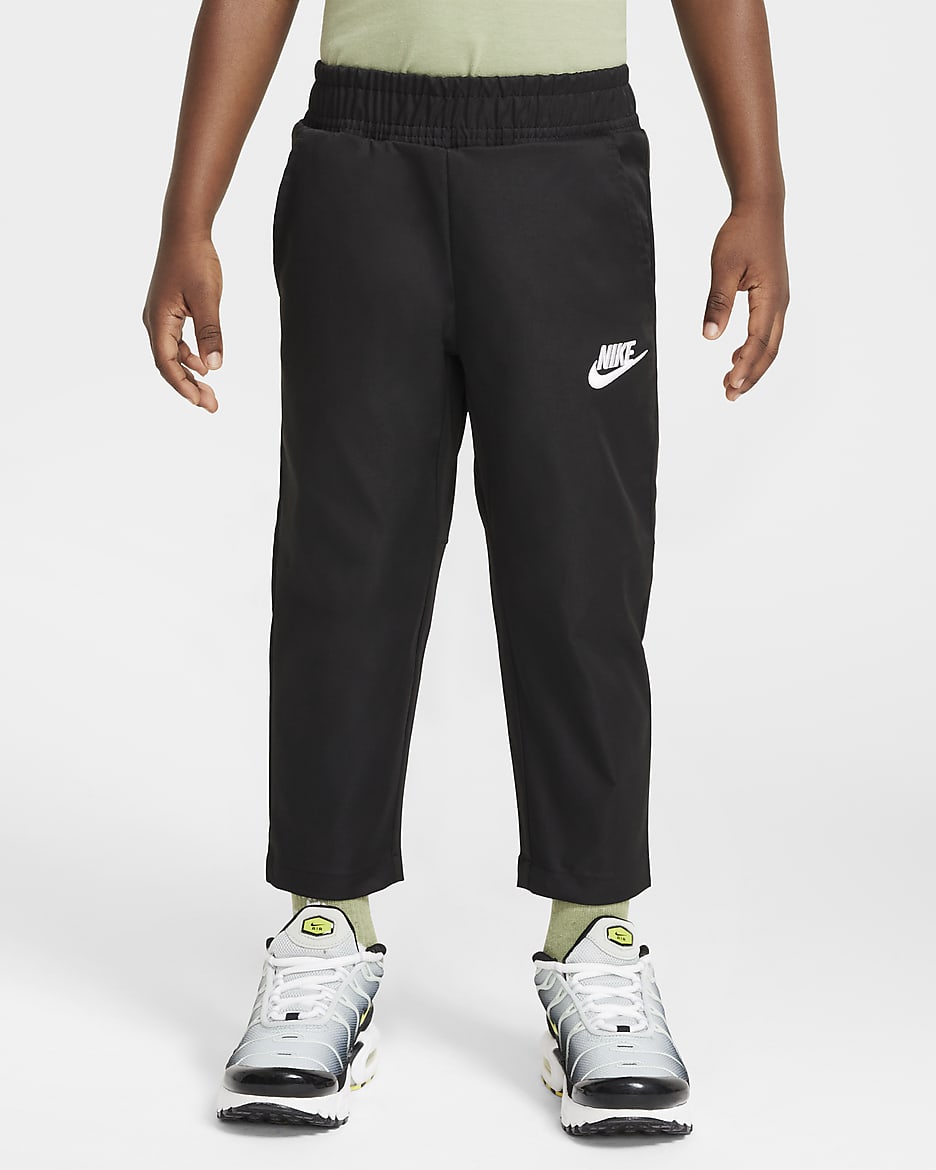 Pants de tejido Woven tamaño infantil Nike Dri-FIT - Negro