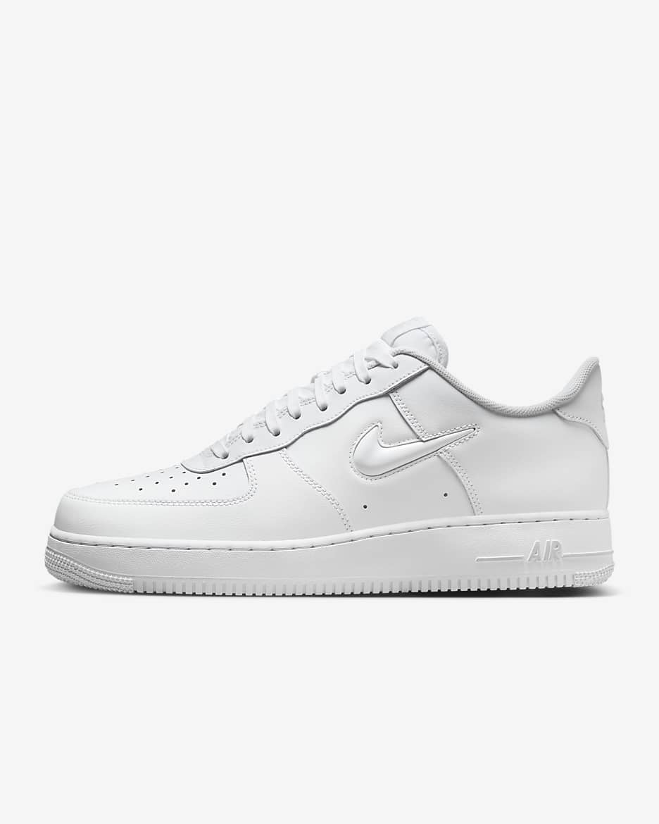 Sapatilhas Nike Air Force 1 para homem - Branco/Cinzento Smoke escuro