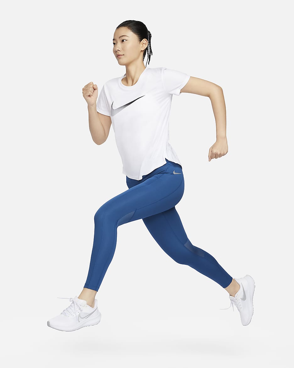 Nike Epic Fast Women's Mid-Rise Running Leggings - Court Blue