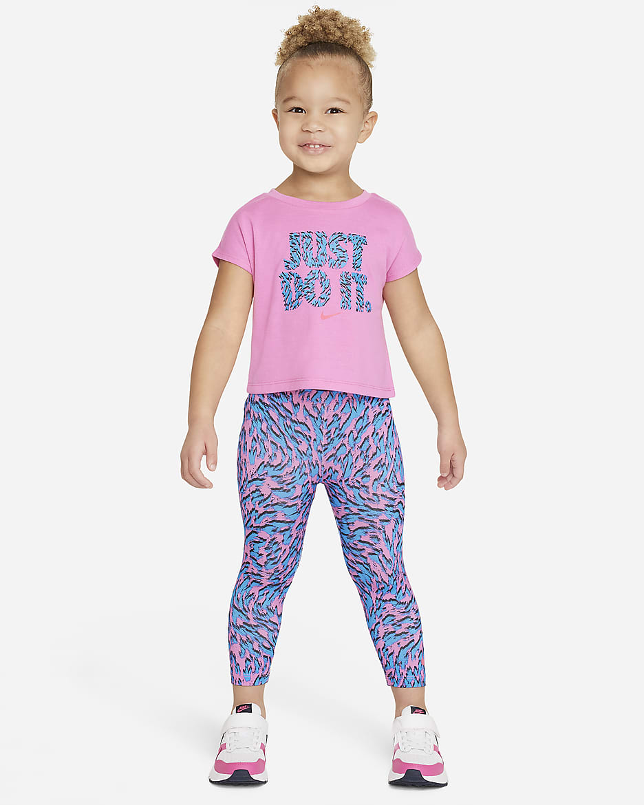 Nike Dri-FIT Toddler 2-Piece Leggings Set - Playful Pink