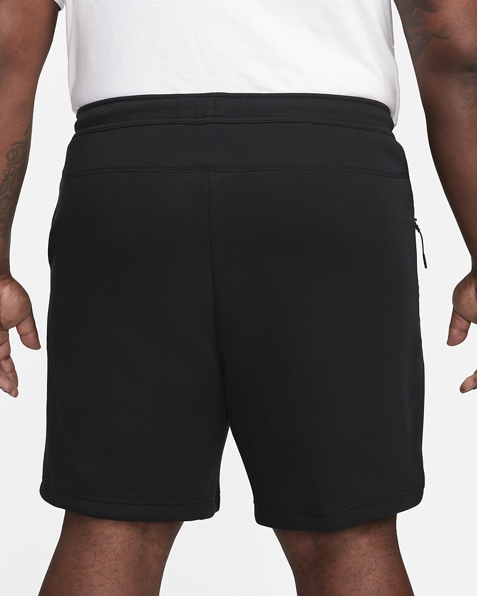 Short Nike Sportswear Tech Fleece pour homme - Noir/Noir