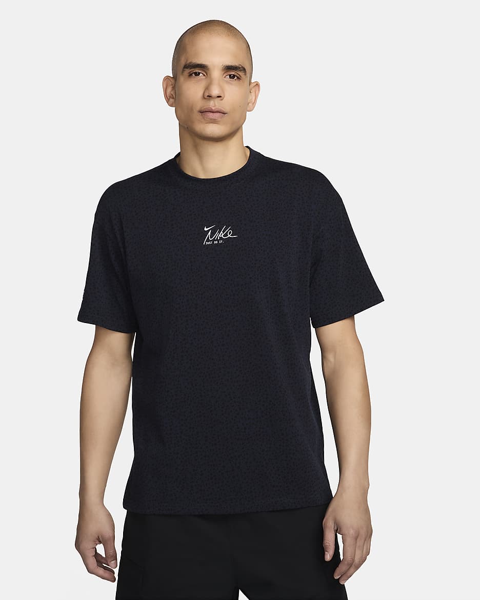 Nike Sportswear Electric Men's Max90 T-Shirt - Dark Obsidian