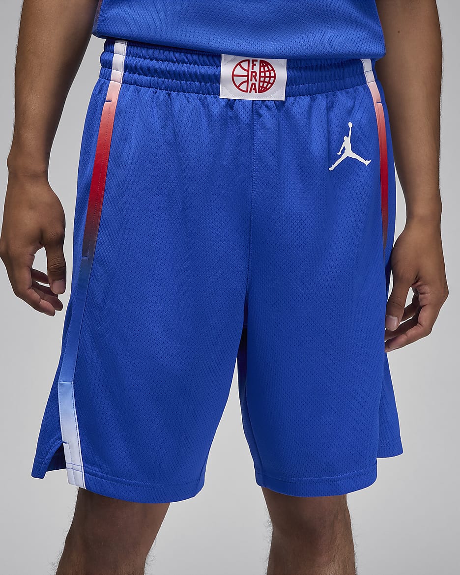 Basketshorts Nike France Limited Road för män - Hyper Royal/Vit