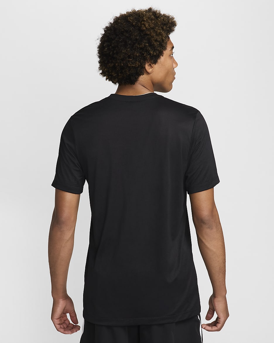 Nike Dri-FIT Basketball-T-Shirt für Herren - Schwarz