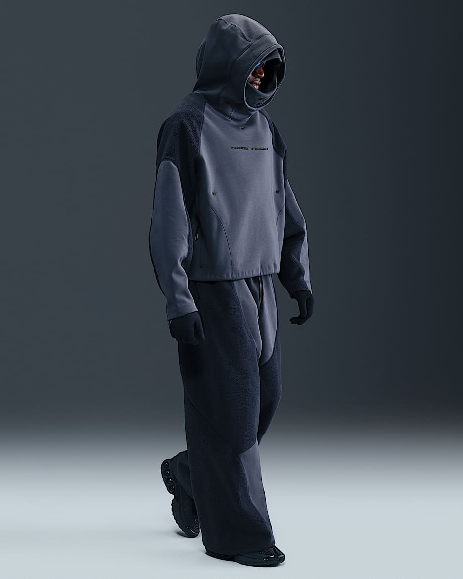 Nike Tech Boreas Men's Woven Open-Hem Trousers - Thunder Blue/Obsidian/Black