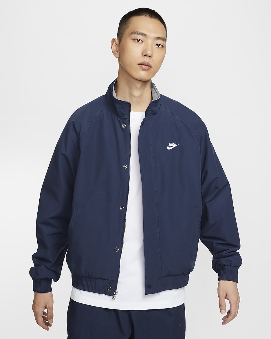 Nike Club Futura Men's Jacket - Midnight Navy/White