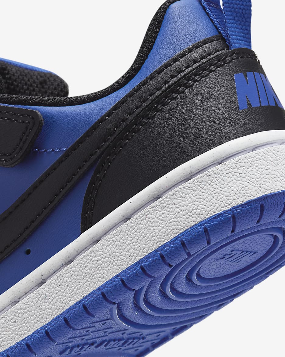 Nike Court Borough Low Recraft Sabatilles - Nen/a petit/a - Game Royal/Blanc/Negre