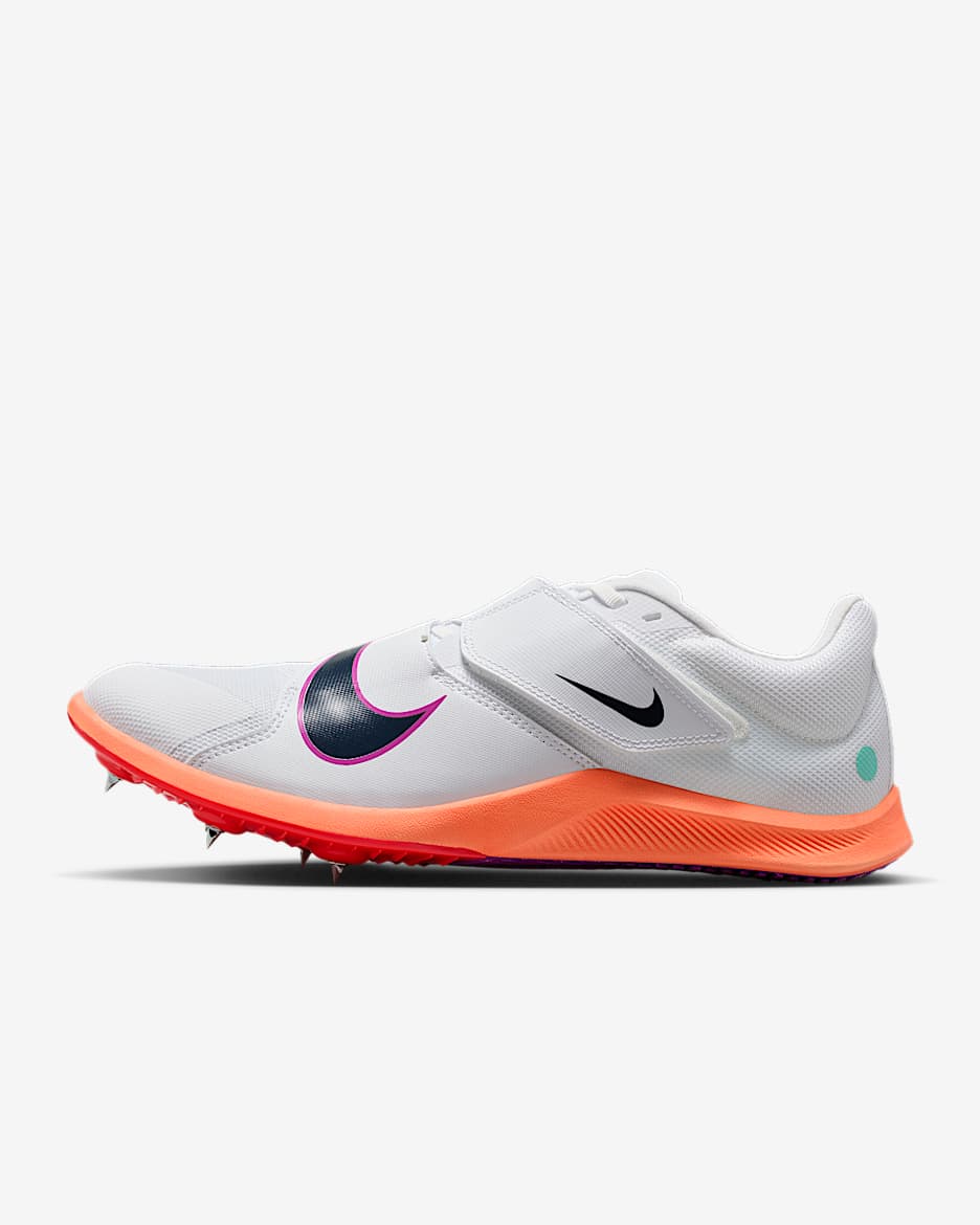 Nike Zoom Rival Jump Track & Field Jumping Spikes - White/Hyper Turquoise/Bright Crimson/Obsidian