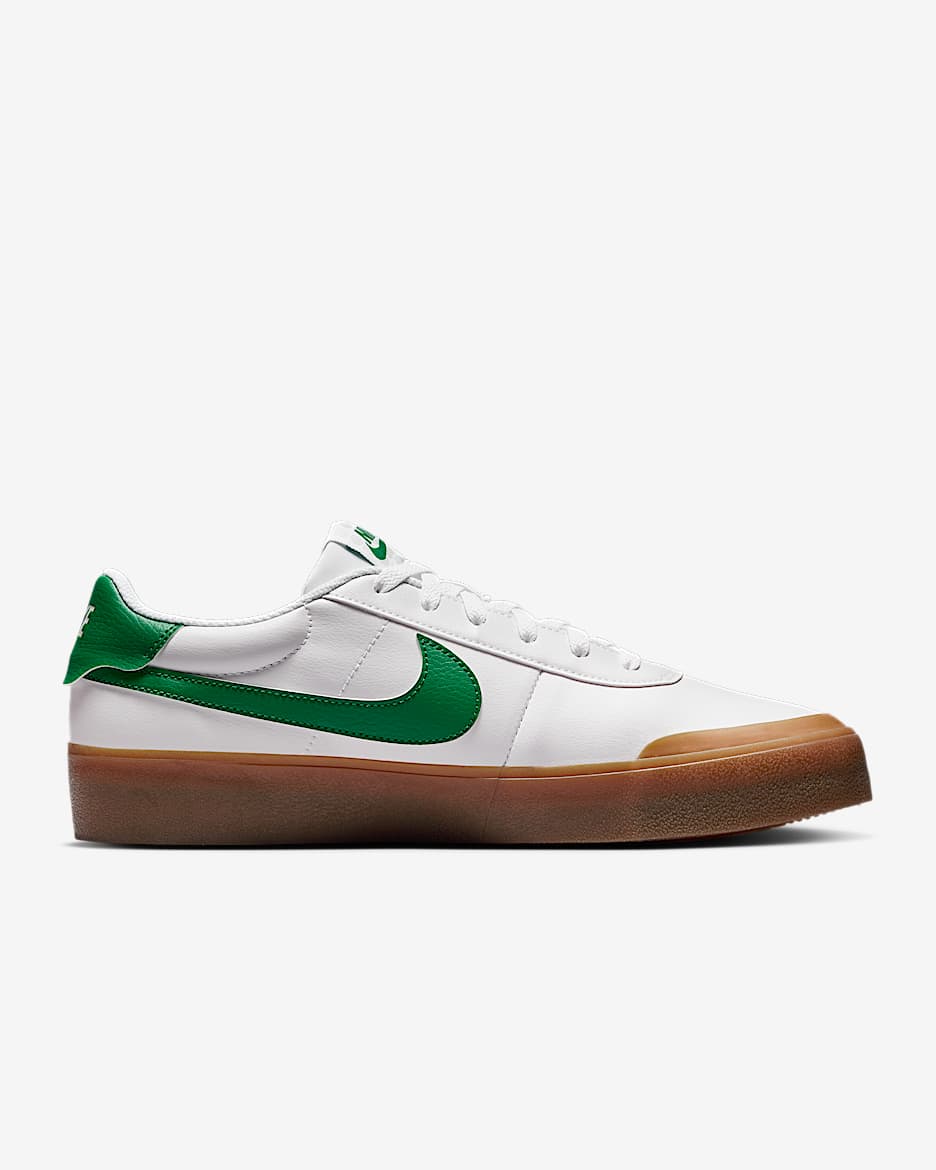 Nike Court Shot Men's Shoes - White/Gum Medium Brown/Malachite