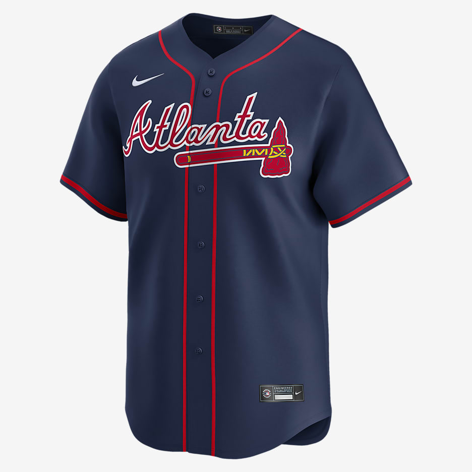 Atlanta Braves Men's Nike DriFIT ADV MLB Limited Jersey.