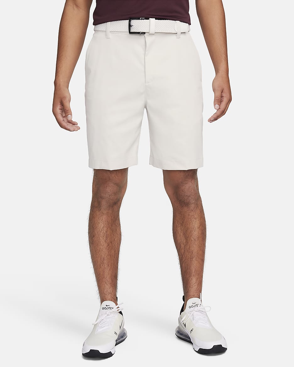 Calções de golfe estilo chino de 20 cm Nike Tour para homem - Light Bone/Preto