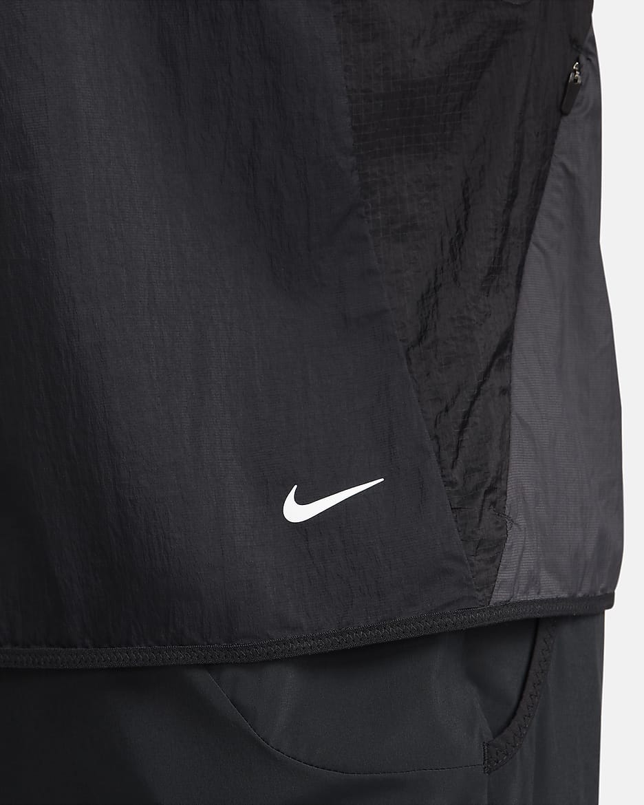 Chaleco de correr para hombre Nike Trail Aireez - Negro/Antracita/Blanco cumbre