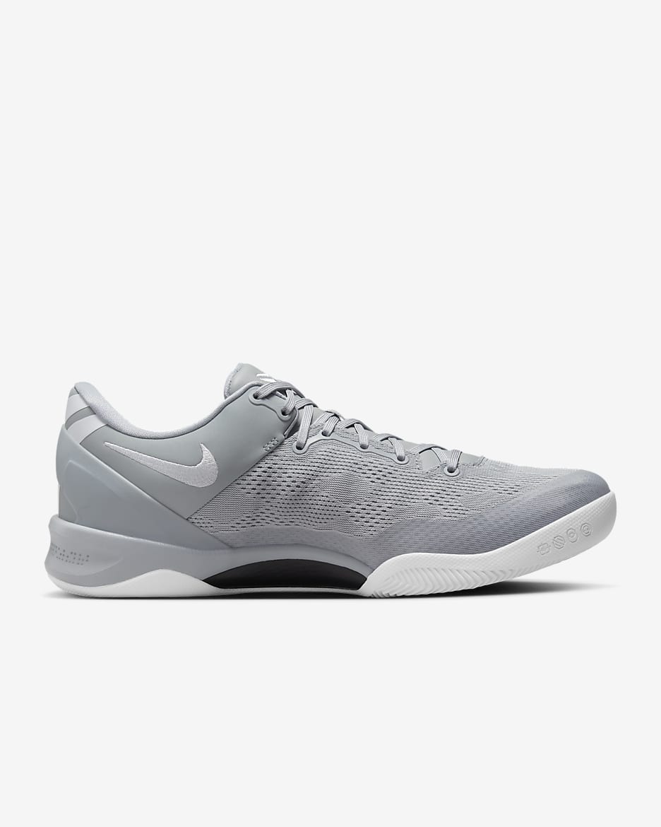 รองเท้าบาสเก็ตบอล Kobe VIII Protro - Wolf Grey/Wolf Grey/ขาว