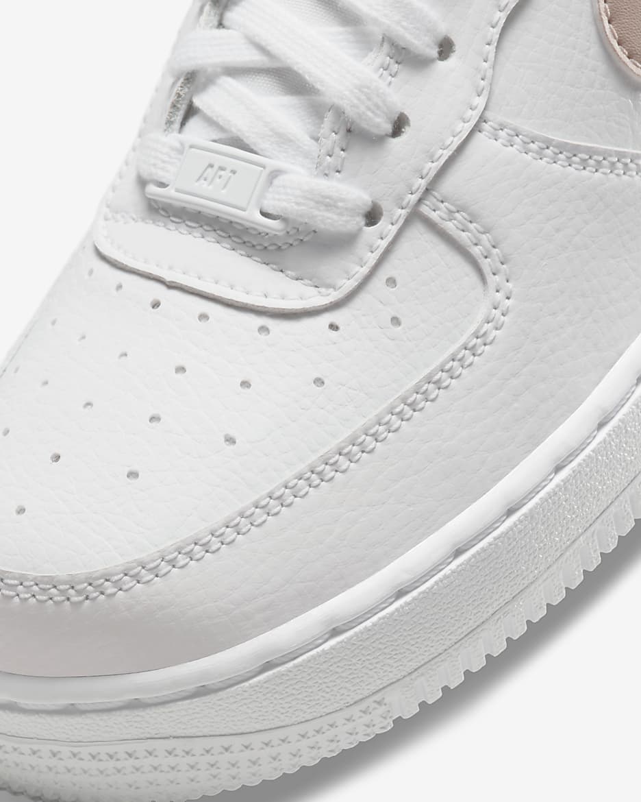 Nike Air Force 1 '07 Women's Shoe - White/White/White/Fossil Stone