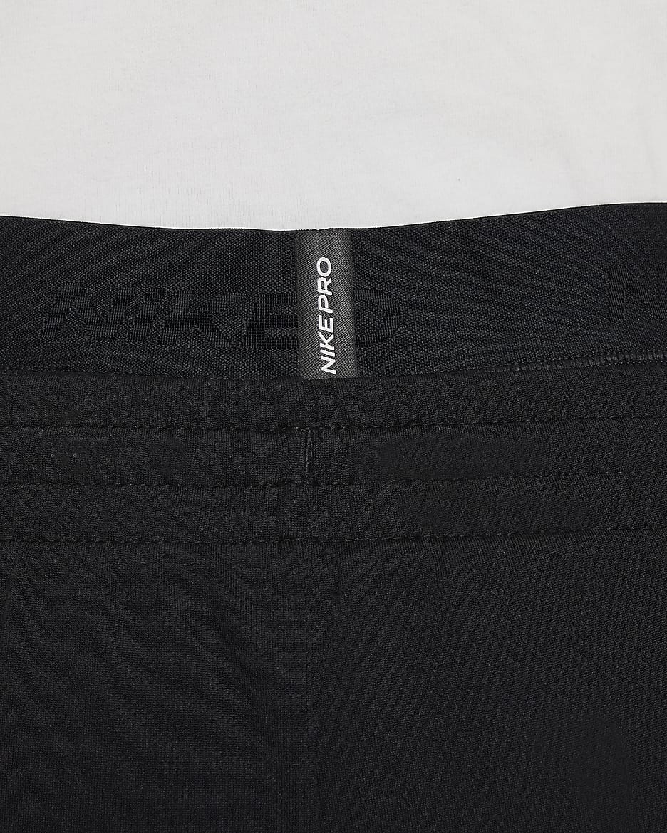 Legging Nike Pro Dri-FIT pour ado (garçon) - Noir/Noir/Blanc