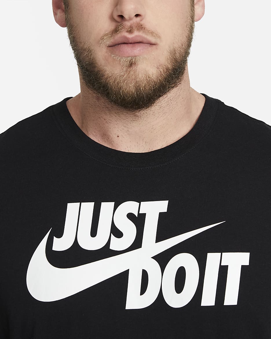 T-shirt Nike Sportswear JDI para homem - Preto/Branco