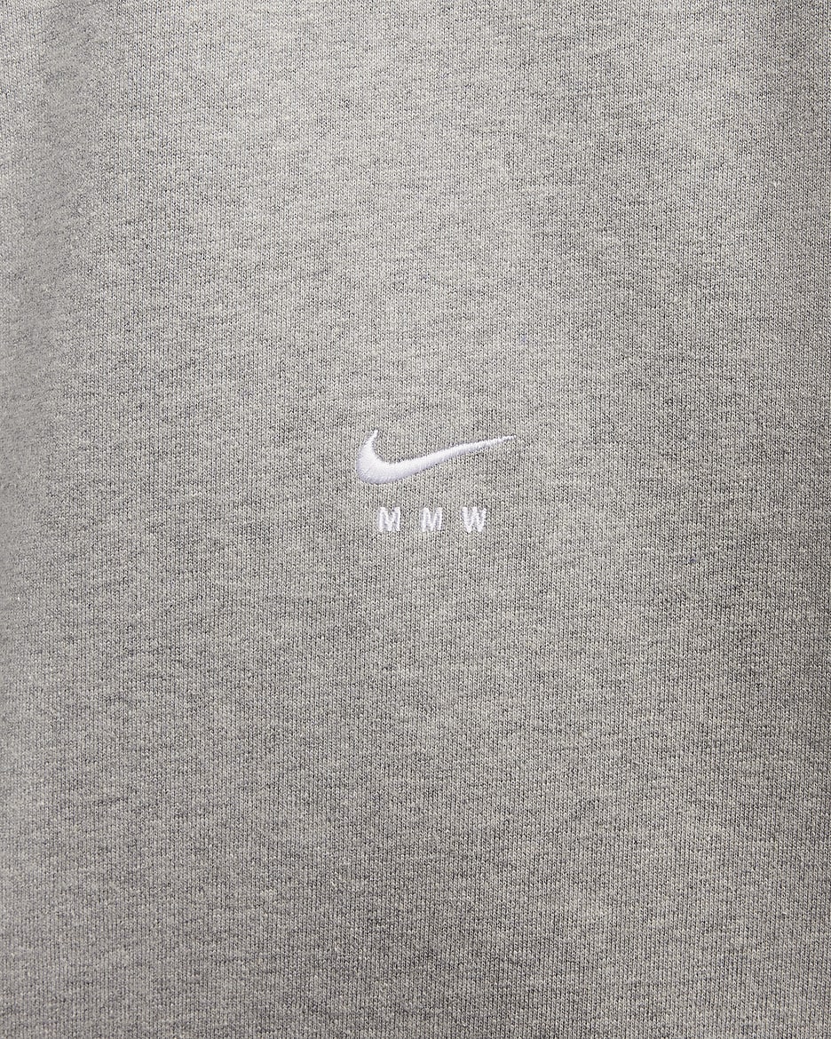 Nike x MMW Full-Zip Fleece Hoodie - Grey Heather