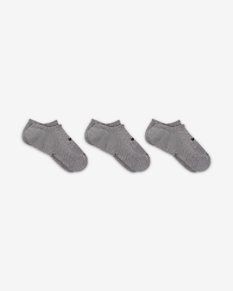 Nike Everyday Plus Cushioned Women's Training Footie Socks (3 Pairs) - Multi-Colour