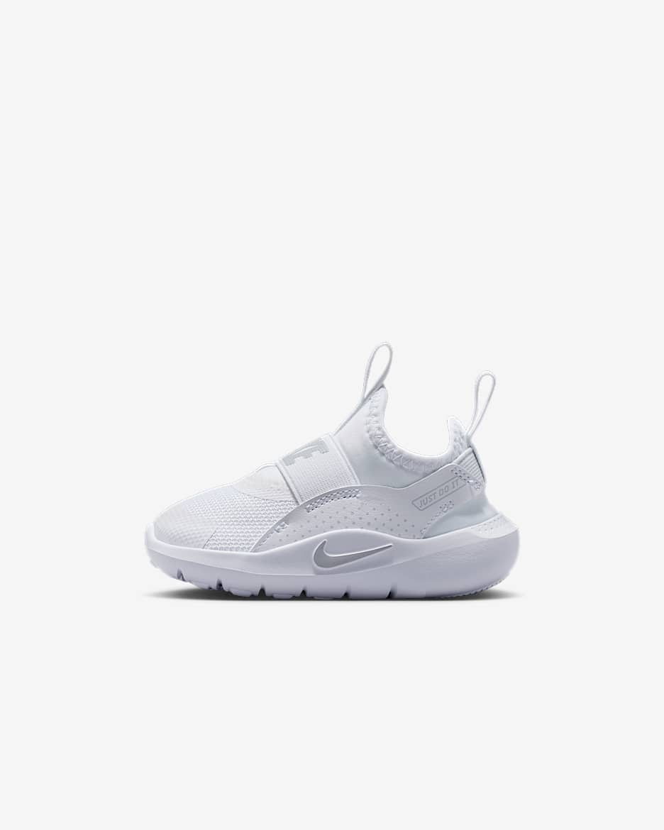 Nike Flex Runner 4 Baby/Toddler Shoes - White/White/Platinum Tint