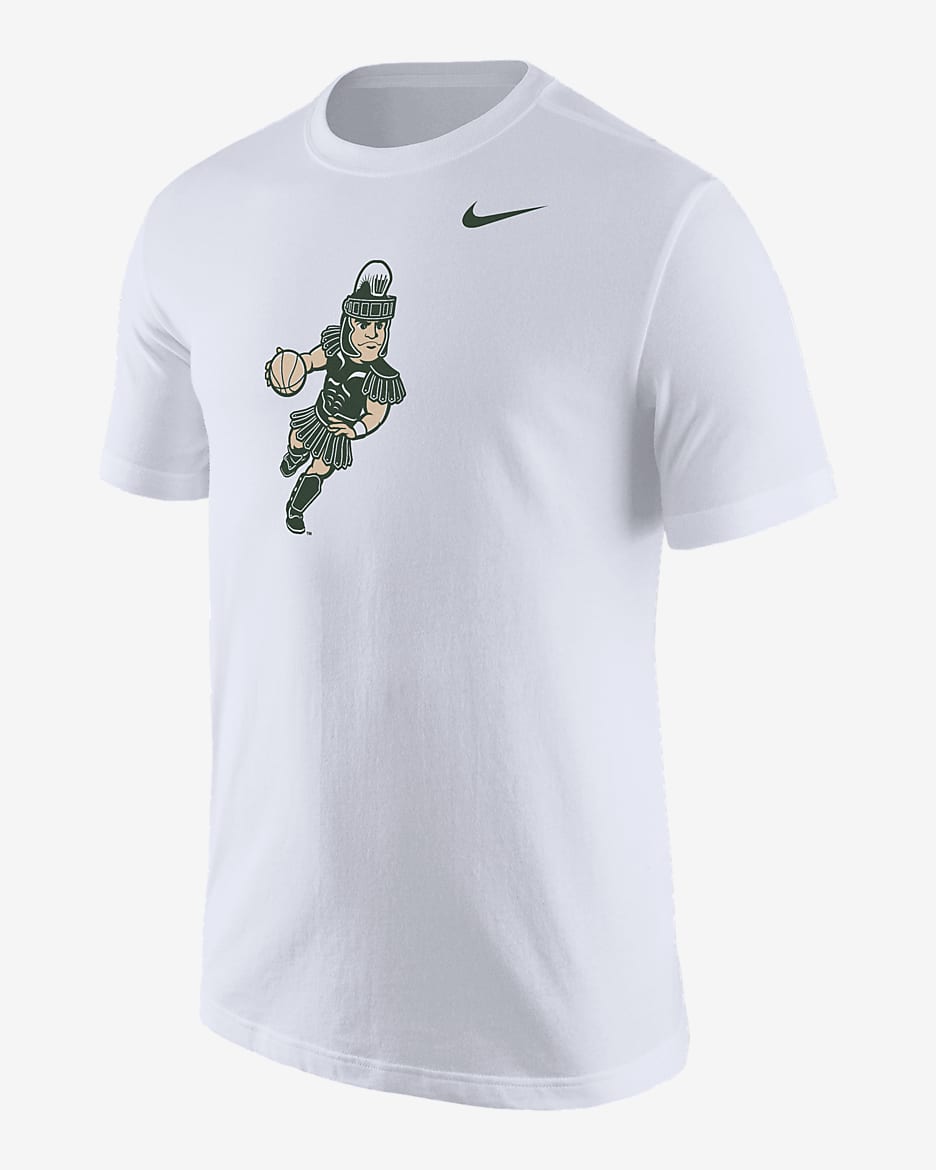 Michigan State Men's Nike College T-Shirt - White