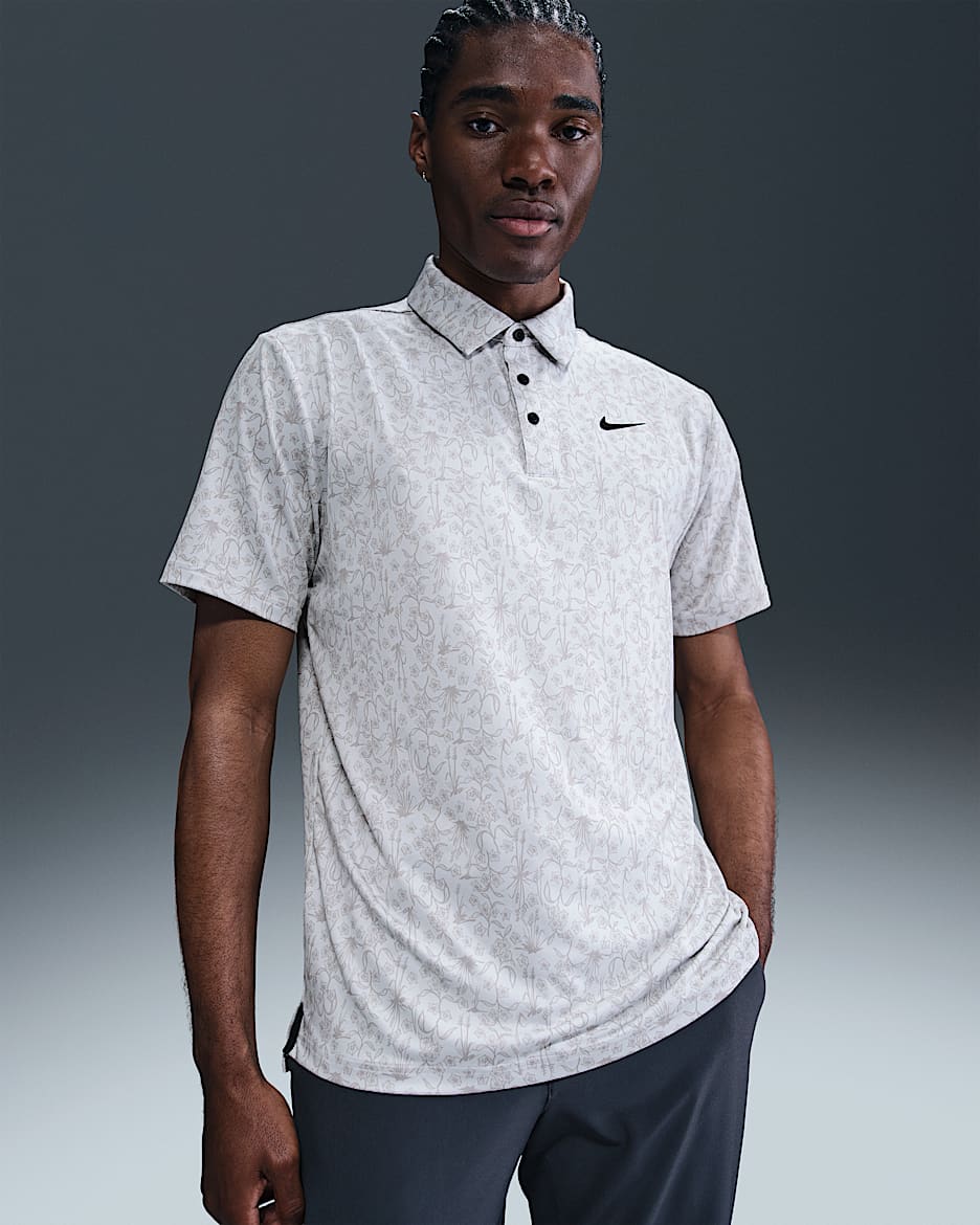 Polo de golf Dri-FIT para hombre Nike Tour - Polvo fotón/Negro