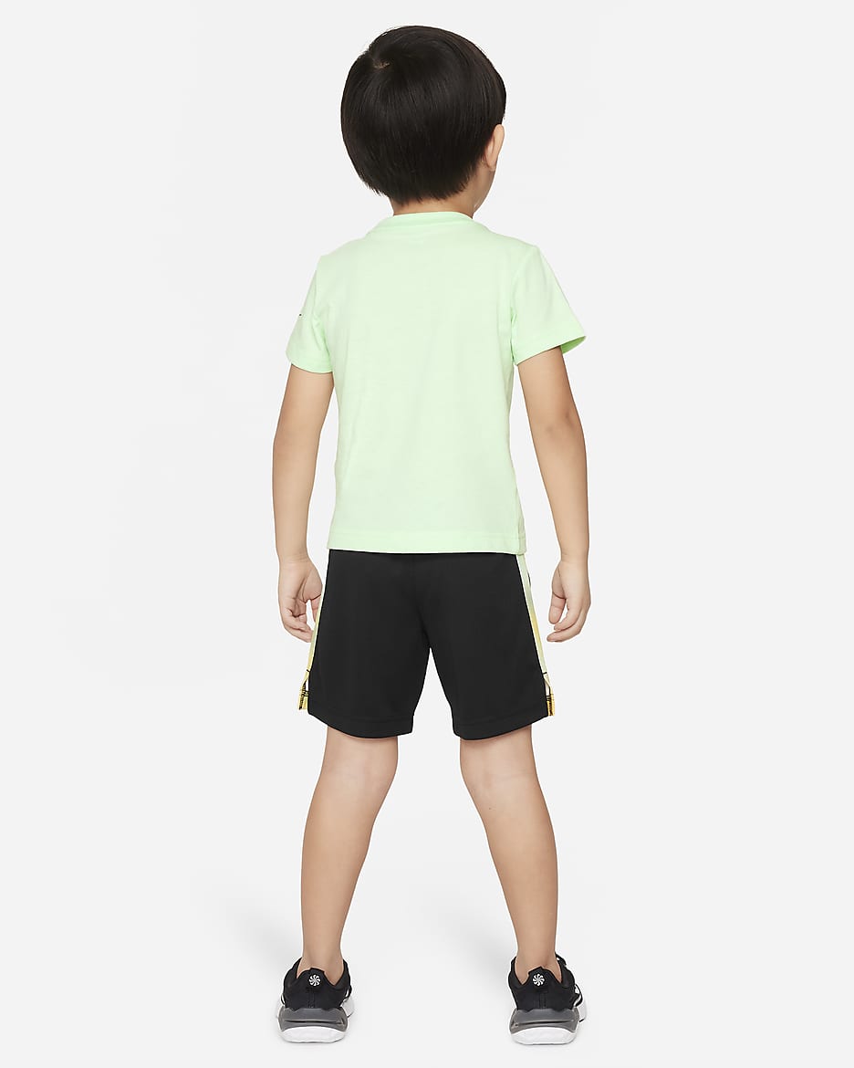 Nike Hazy Rays Toddler Shorts Set - Black