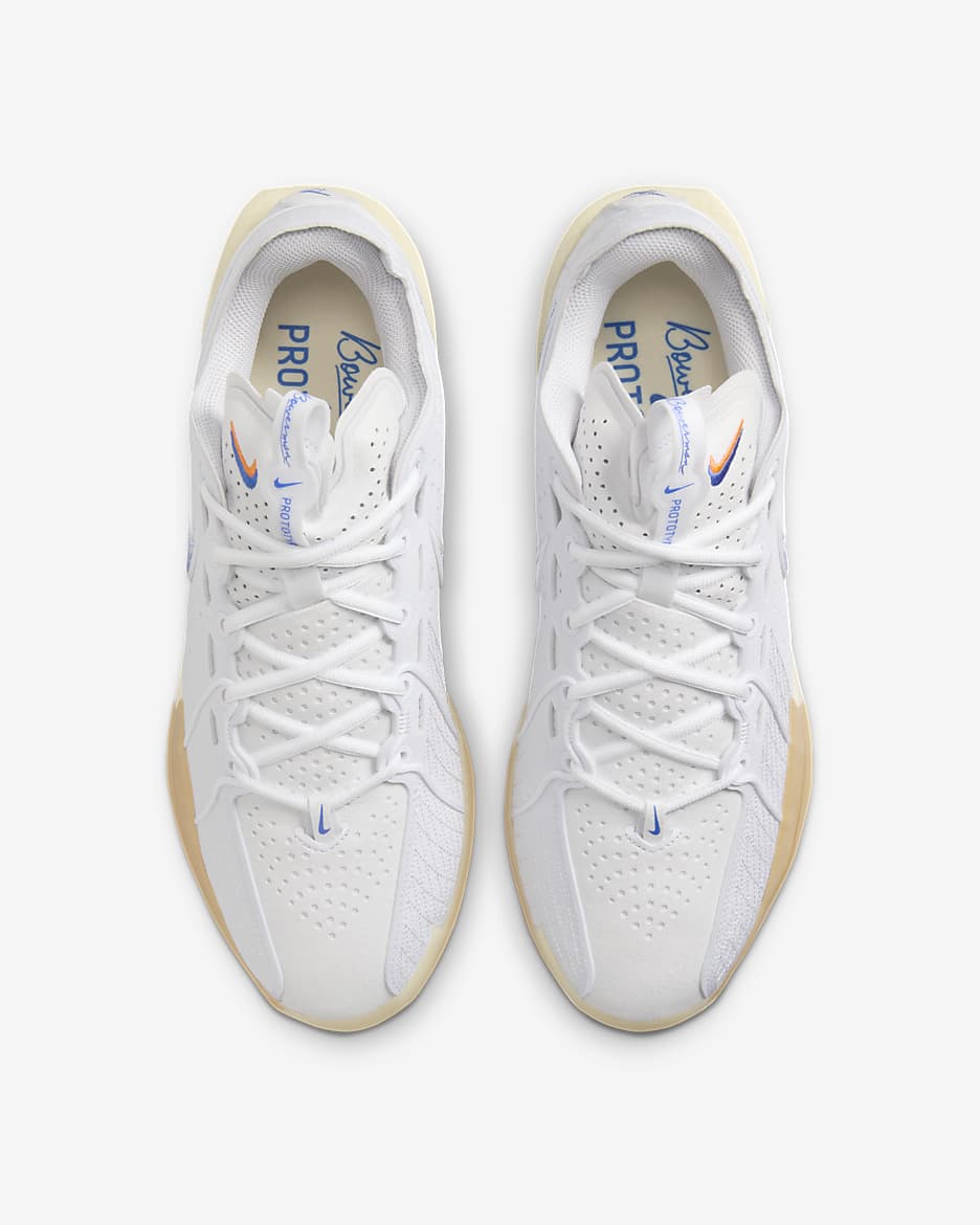 Chaussures de basket Nike G.T. Cut 3 Blueprint - Blanc/Coconut Milk/Gum Yellow/Racer Blue