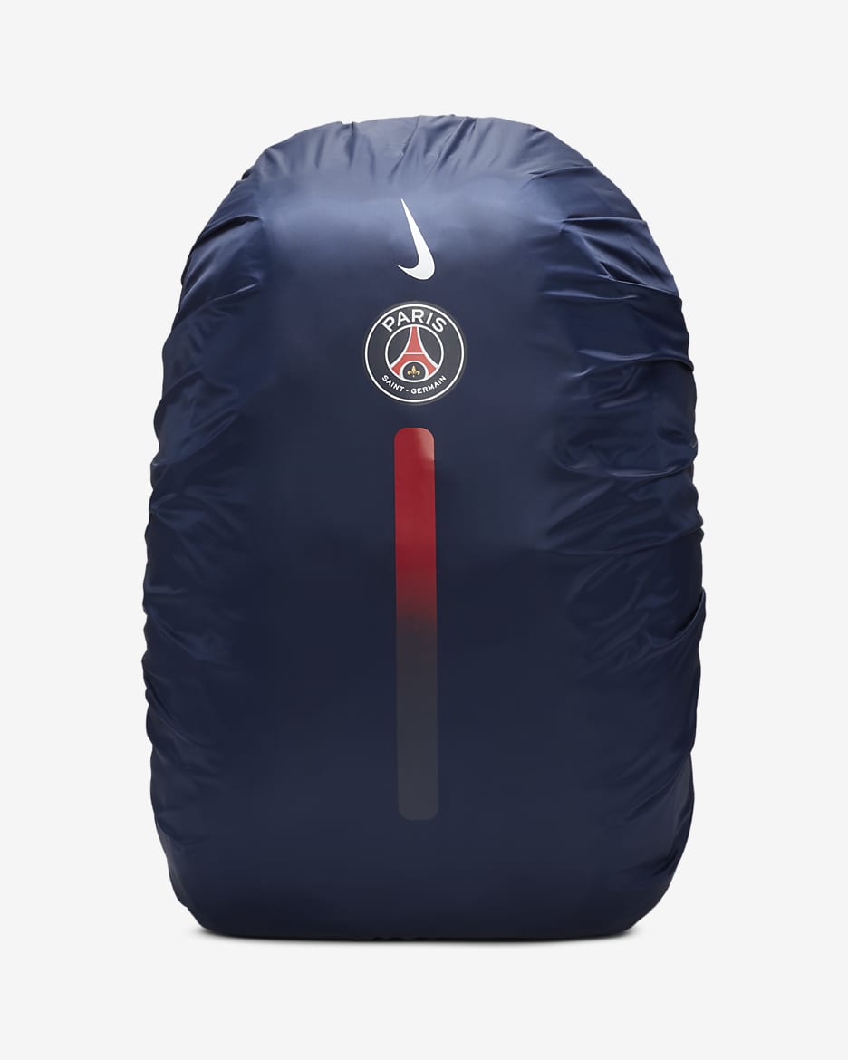 Paris Saint-Germain Academy Football Backpack (30L) - Black/Black/White