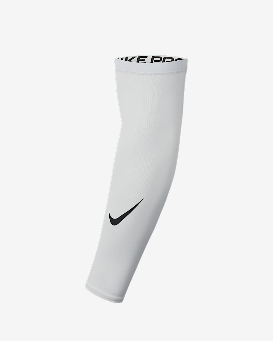 Manga de fútbol americano para niños talla grande 4.0 Nike Pro Dri-FIT - Blanco/Negro