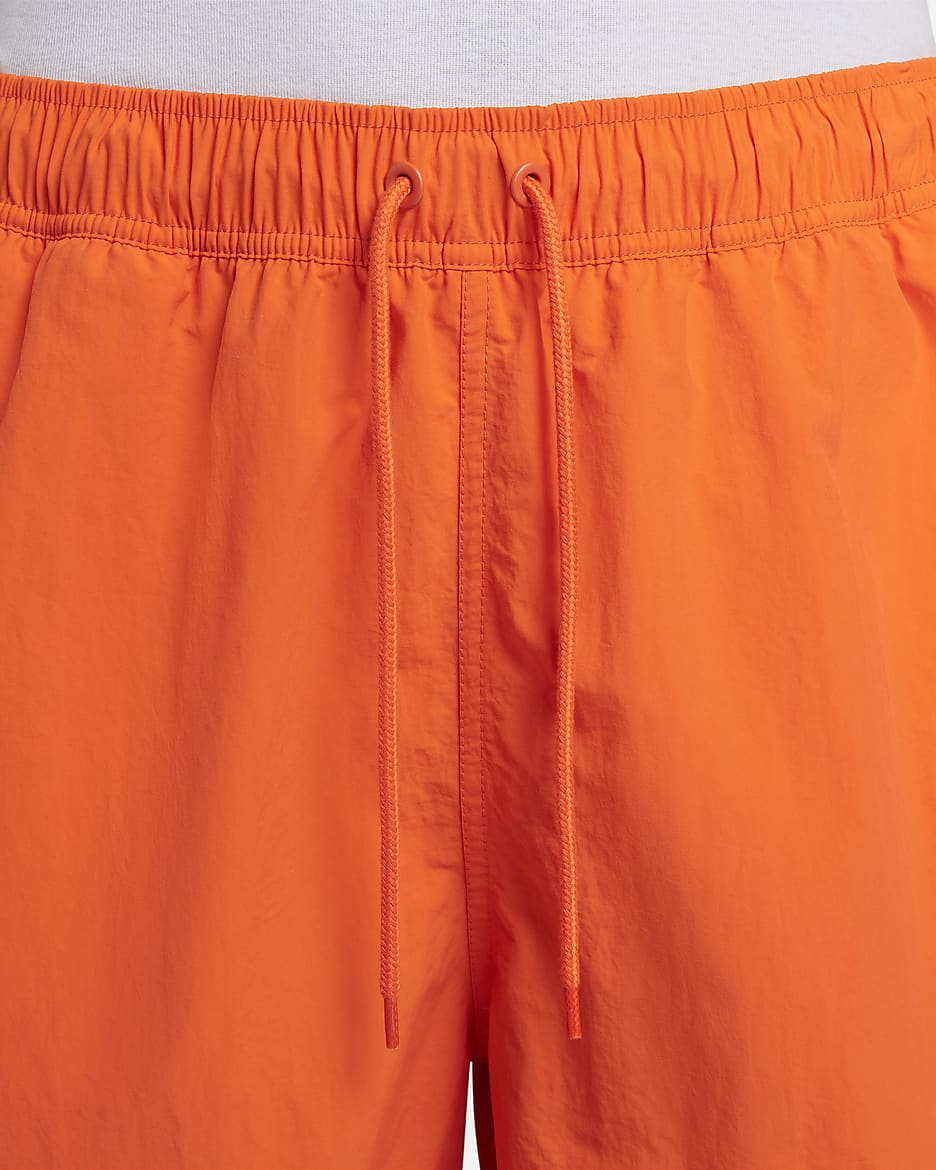 Nike Club Fleece Men's Flow Shorts - Safety Orange/White