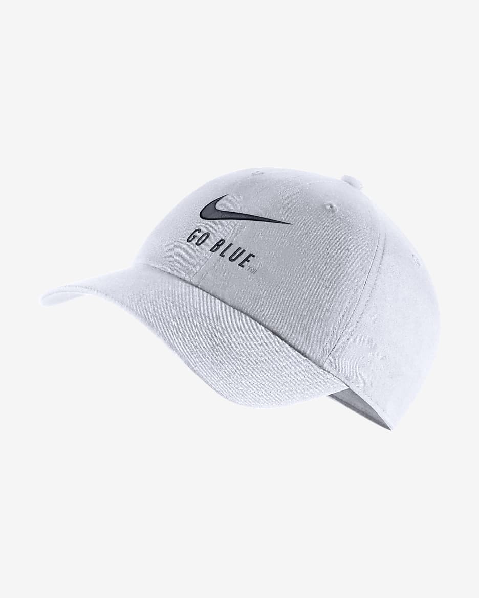 Nike College Heritage86 (Michigan) Cap - White/College Navy