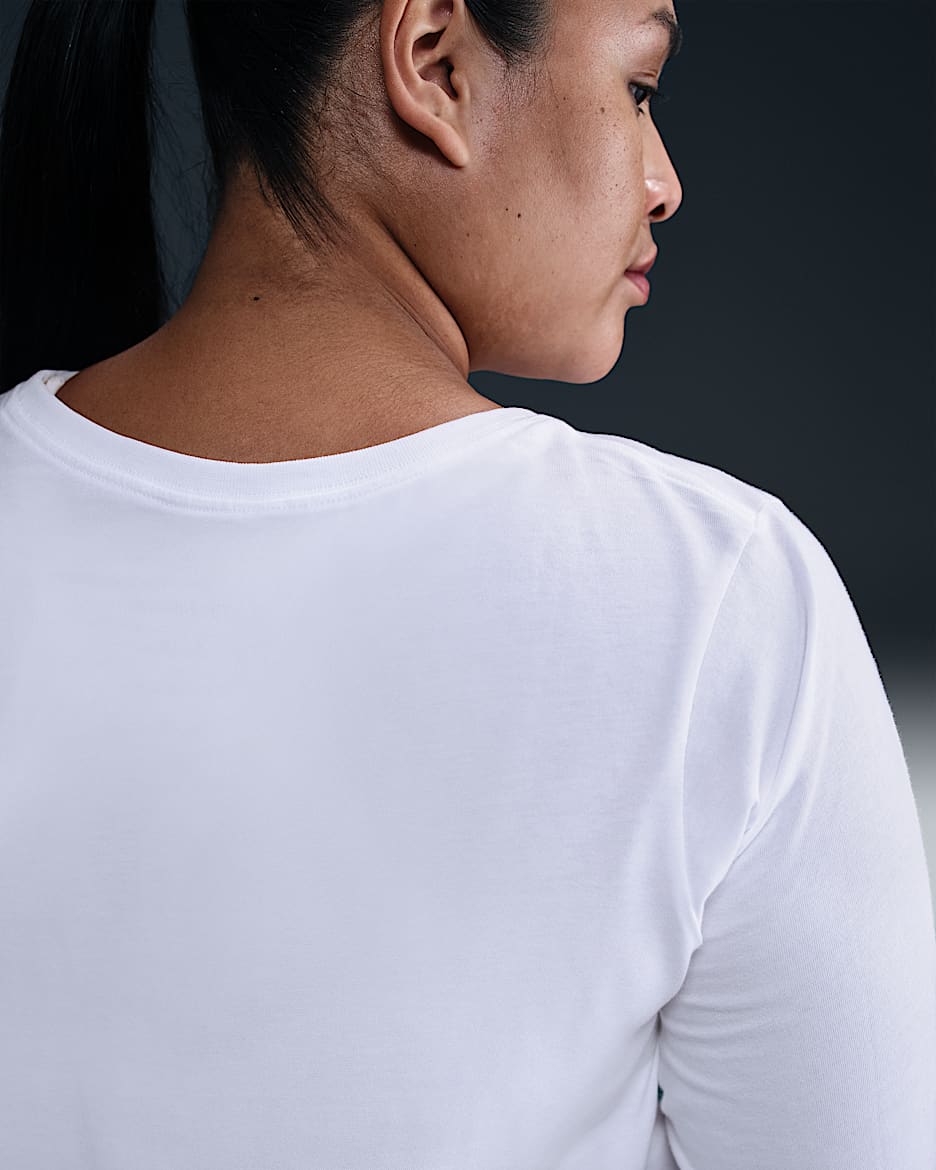Nike Sportswear Club Women's Long-Sleeve T-Shirt (Plus Size)