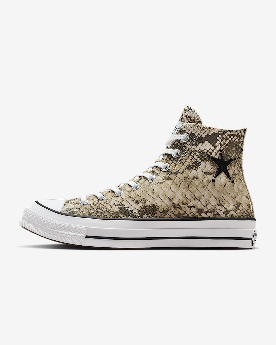 Converse x Stüssy Chuck 70 Snakeskin - Grey/Black/Egret