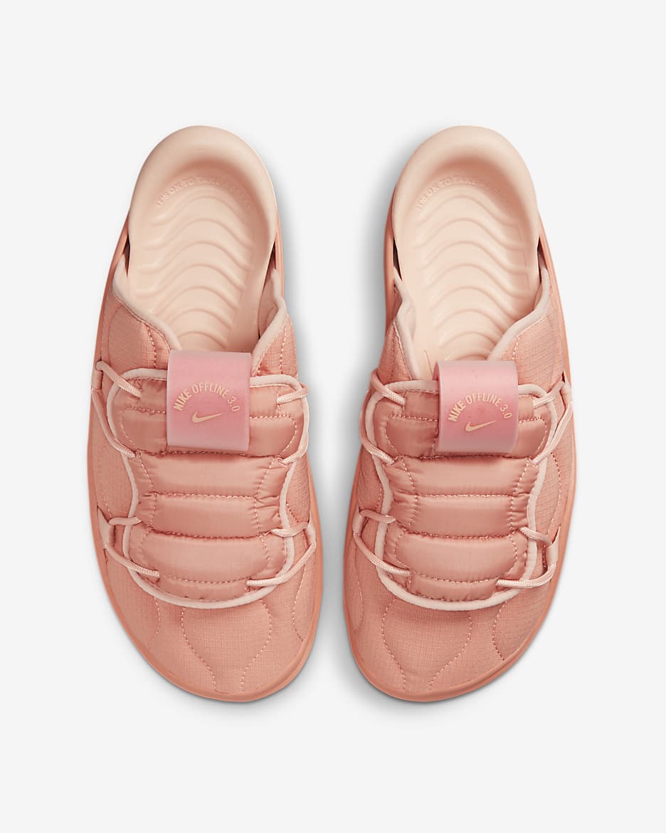 Nike Offline 3.0 Mules - Light Madder Root/Arctic Orange