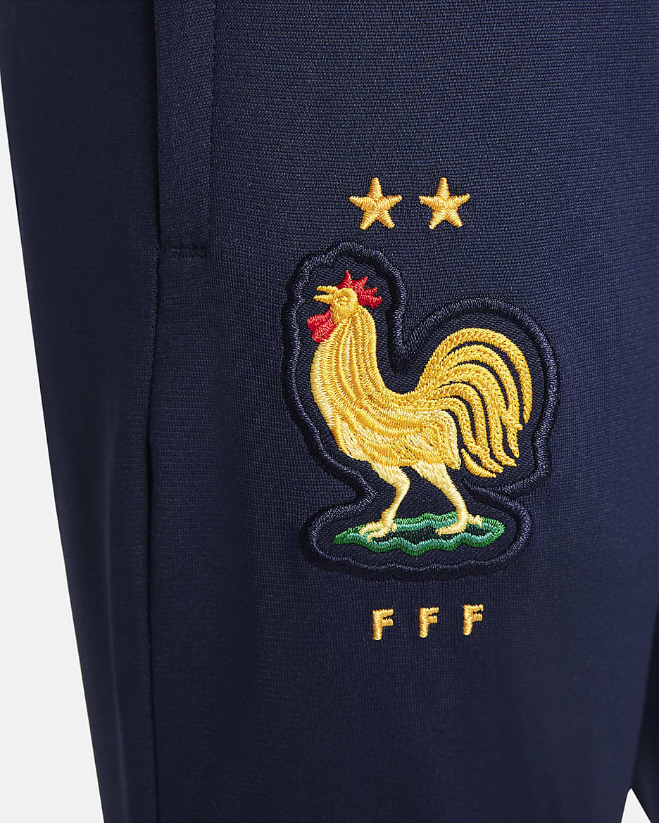 FFF Strike Nike Dri-FIT Örgü Genç Çocuk Futbol Eşofmanı - Blackened Blue/Cobalt Bliss/Cobalt Bliss