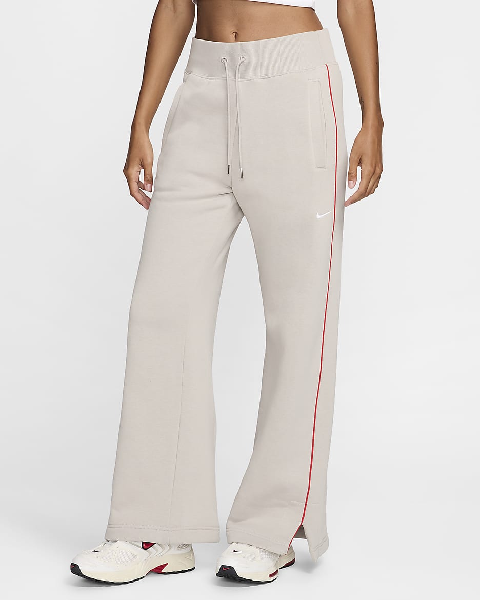 Nike Sportswear Phoenix Fleece Women's Trousers - Light Iron Ore