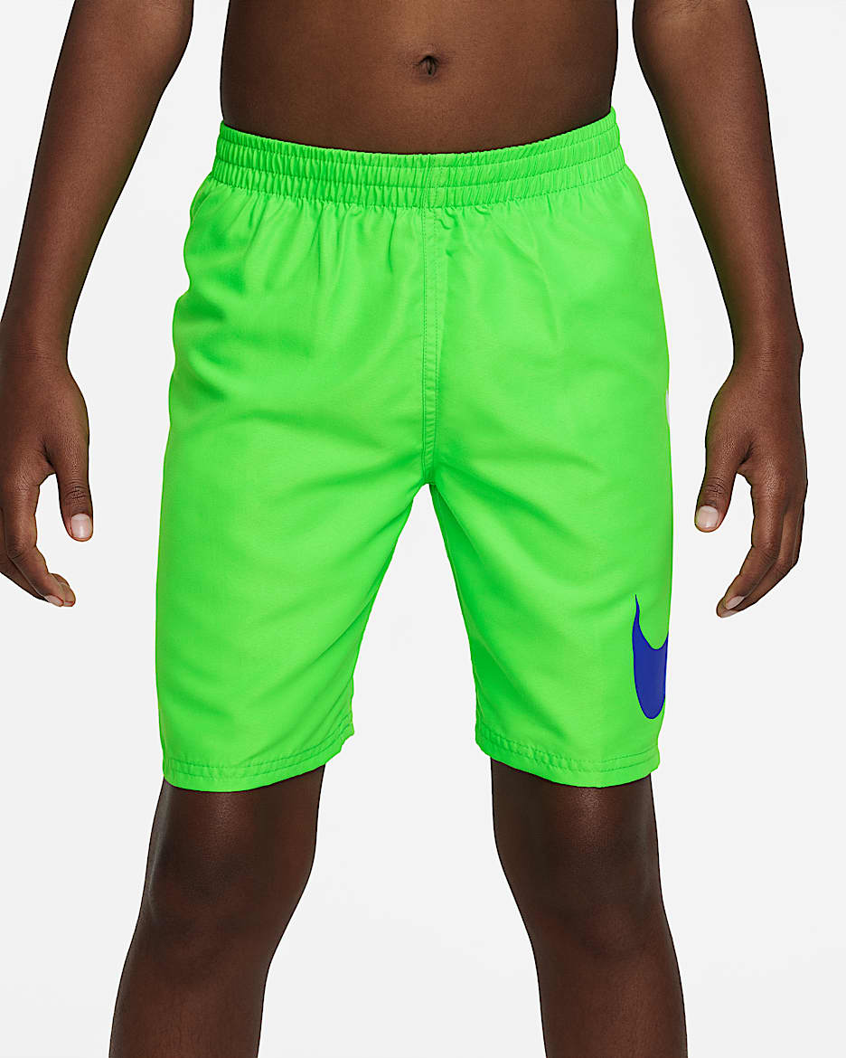 Nike Big Kids' (Boys') 7" Volley Shorts - Green Strike