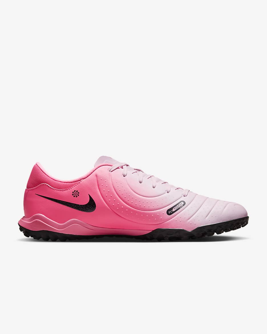 Tenis de fútbol TF de corte low Nike Tiempo Legend 10 Academy - Espuma rosa/Negro