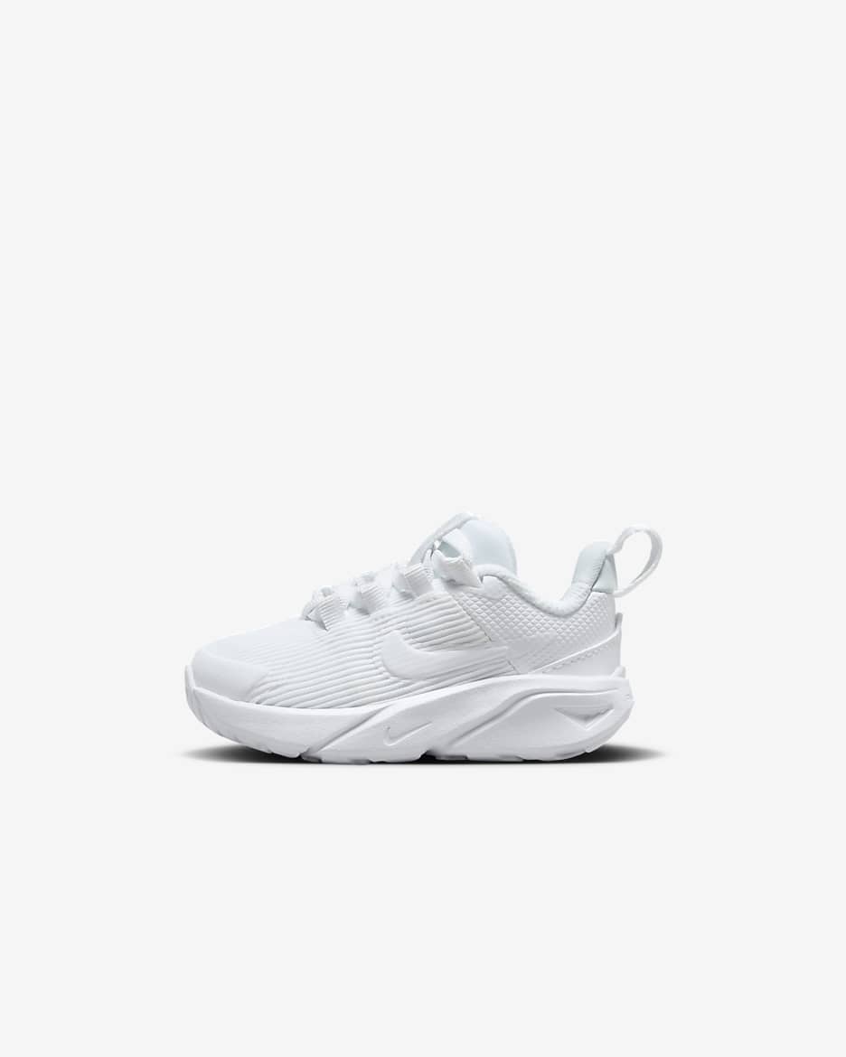 Buty dla niemowląt i maluchów Nike Star Runner 4 - Biel/Biel/Pure Platinum/Biel